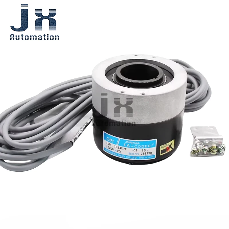 1024P/R Tamagawa Rotation Encoder DC5V Outer Diameter 100mm Inner Diameter 40mm Hitachi Elevator Encoder TS5208N23