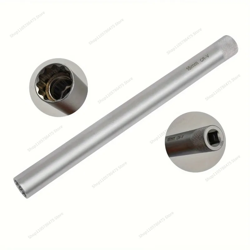For Magnetic Spark Plug Sleeve 3/8-14/16mm Ultra-thin Strong Magnetic Spark Plug Sleeve Lengthened 250L12 Angle