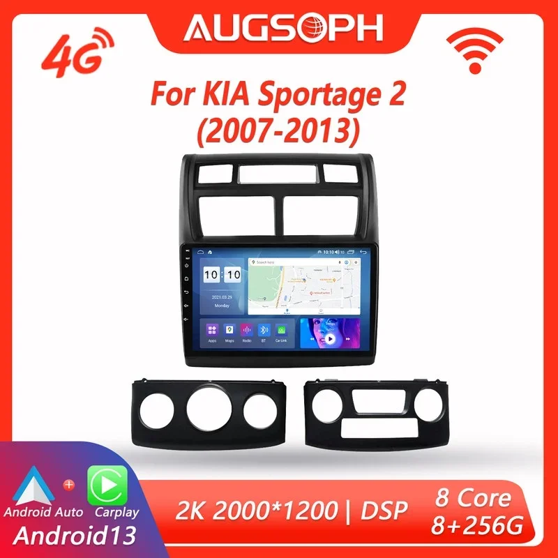 

Android 13 Car Radio for KIA Sportage 2 2007-2013,9inch Multimedia Player with 4G Car Carplay & 2Din GPS