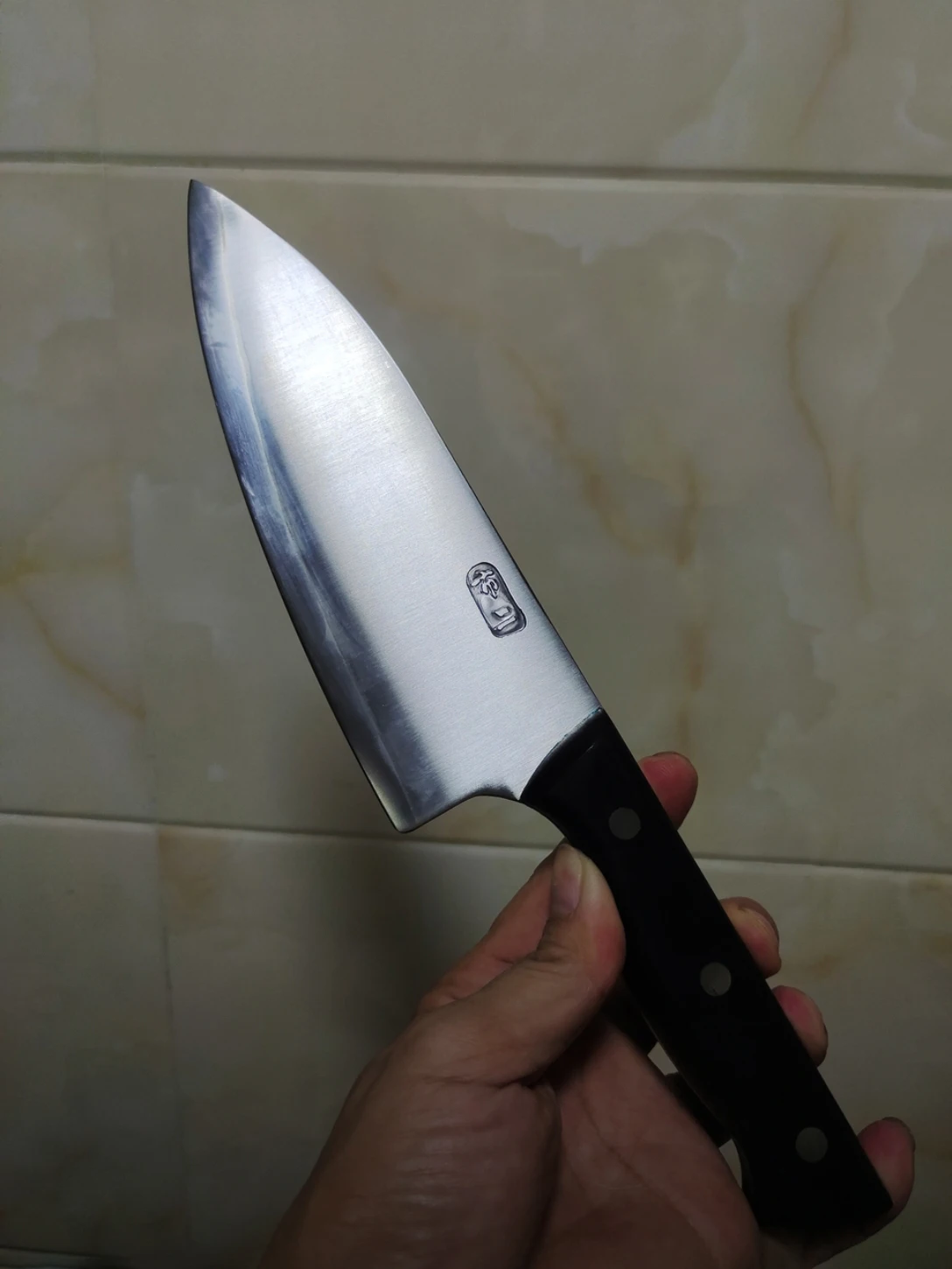 Chopper Knife 3-layer BG42 Aviation Special Steel Chef Cleaver Slicing Handmade Kitchen Knife With Cover Meat And Poultry Tools