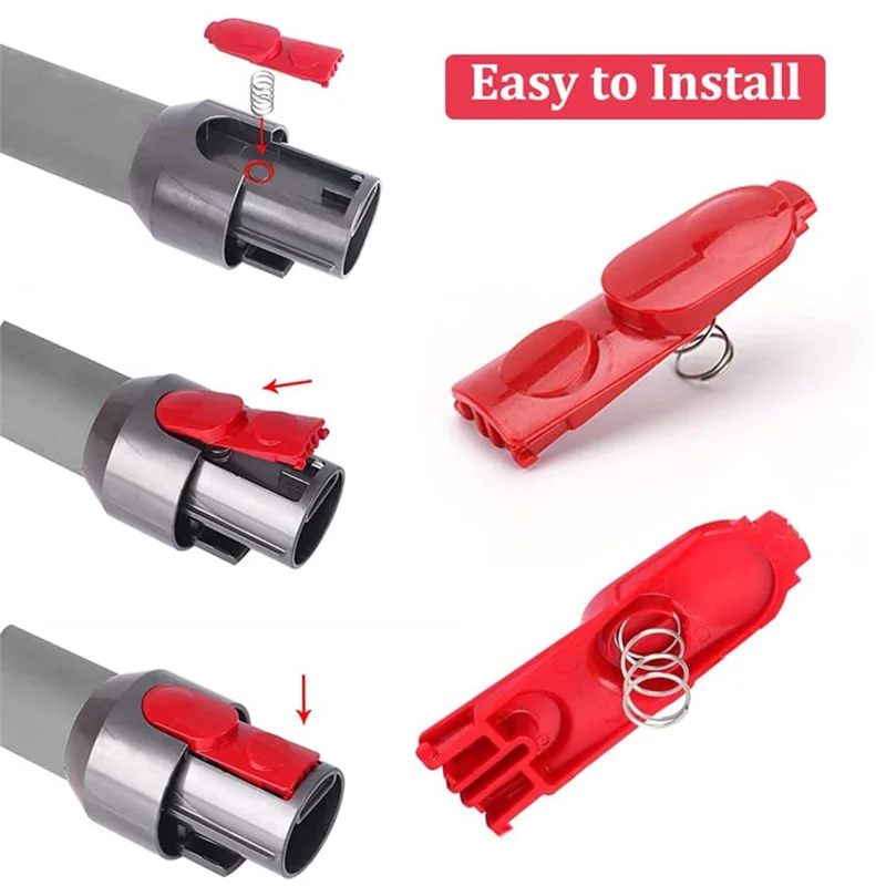 Zamiennik przycisku blokady spustu i przełącznika ze sprężyną do części napędu elektrycznego odkurzacza Dyson V7 V8 V10 V11 V15