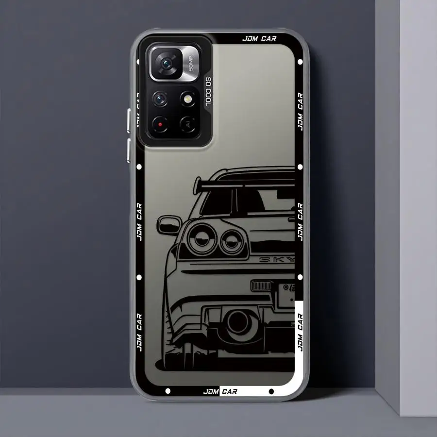 Чехол для Xiaomi Poco C50 X3 NFC X3 Pro C61 C51 Soft Shell японский JDM Drift Car