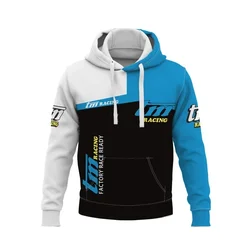 2023 New TM Racing Logo Sweatshirt 3D Digital Printing Hoodie Men_s Women_s Fashion Trend Pullover H