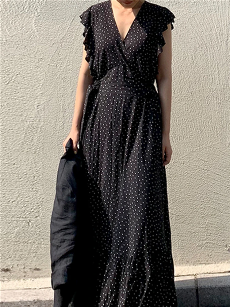 

Beach Boho Backless Runway Party Sleeveless Chiffon Dress Dresses Sundress Women Embroidery Sexy Summer 2022 Woman Lace Vintage