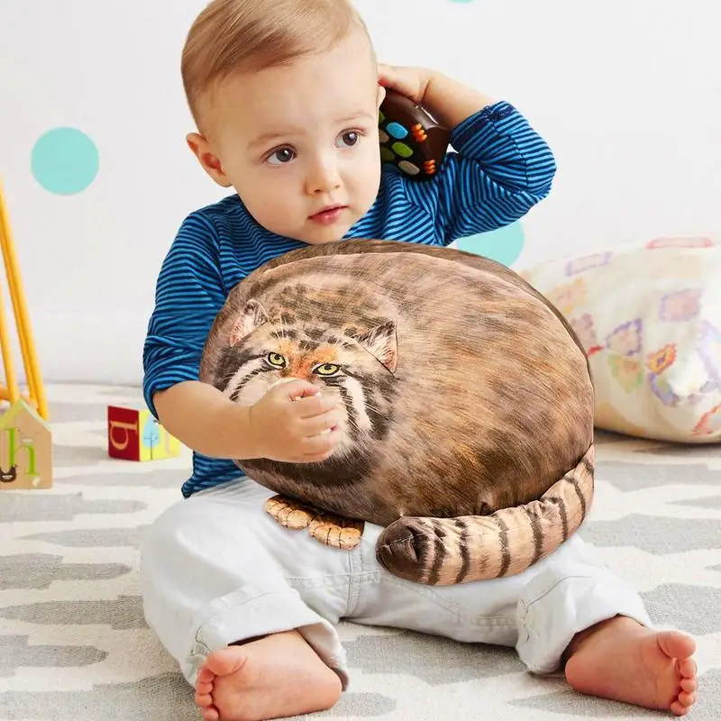 

Подушка для тела кошки Pallas, 3D милая реалистичная кукла-кошка, обнимающая плюшевая игрушка-компаньон, игрушка для дивана, украшение для подушки для взрослых