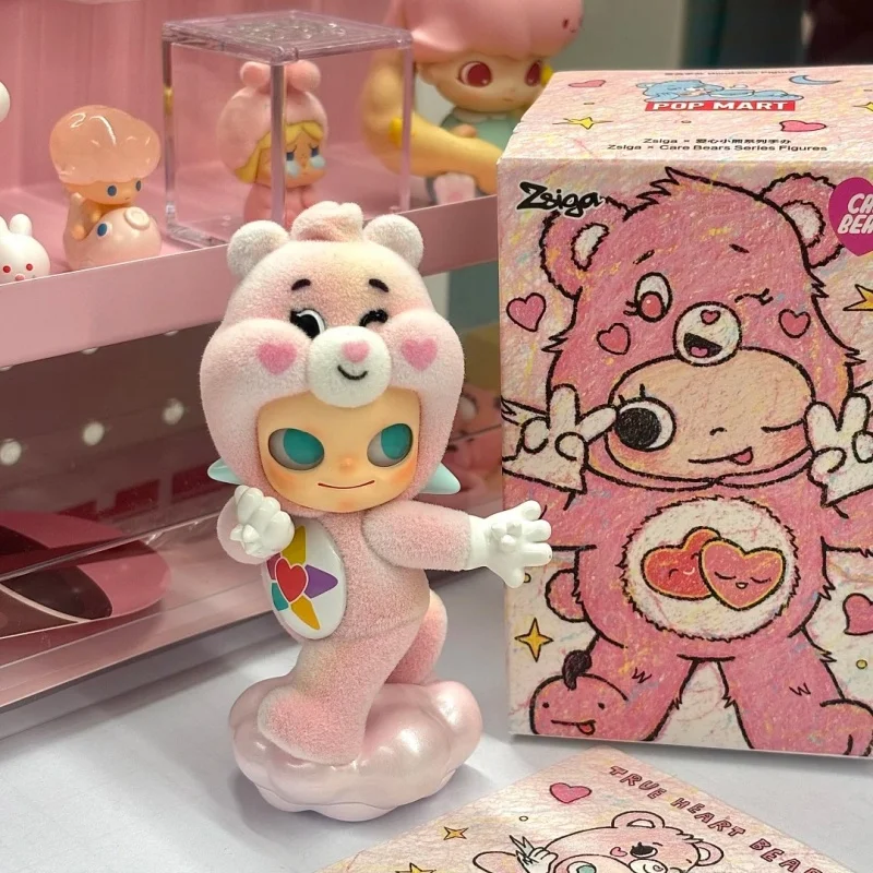 

Pop Mart Zsiga × Care Bears Series Figure Blind Box Toy Ornament A Lovely Gift Mystery Box Toys For Girl Cute Stuff Surprise Toy