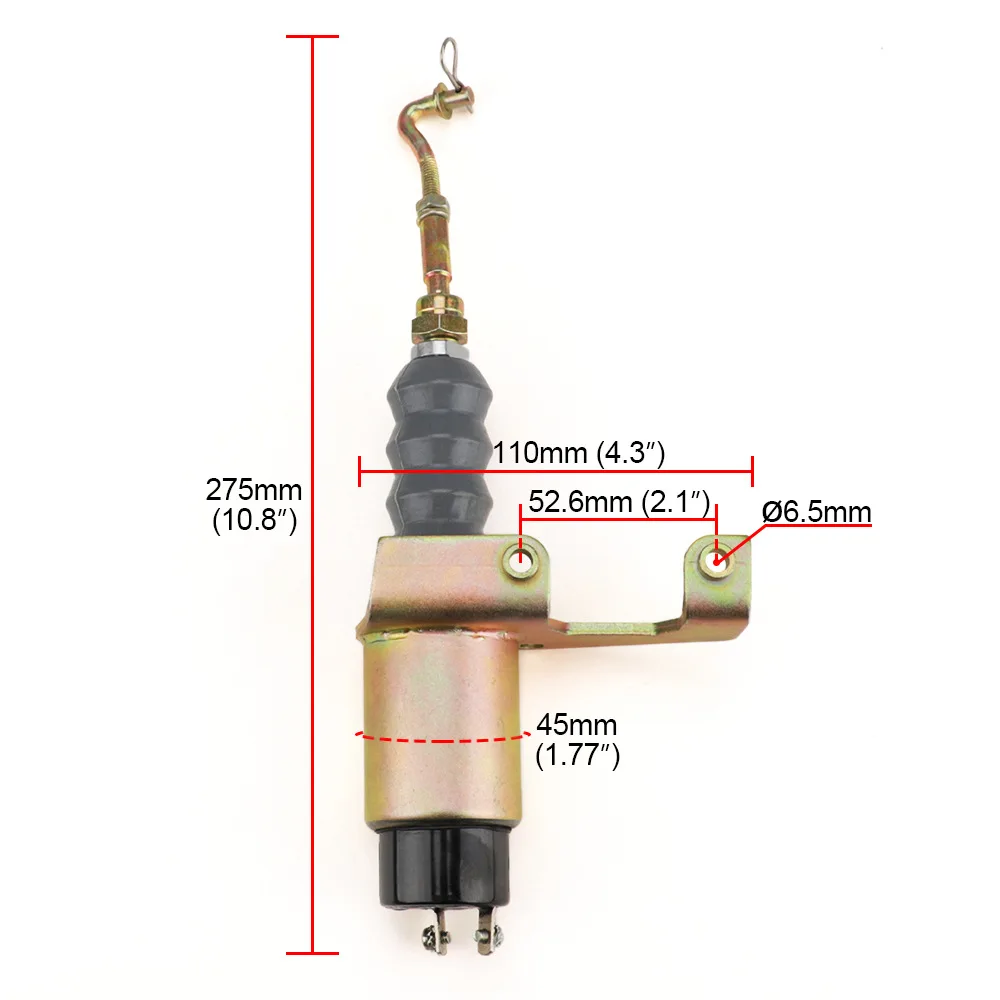 SA-3765-24, RSV1751 Engine Stop Solenoid 24V for