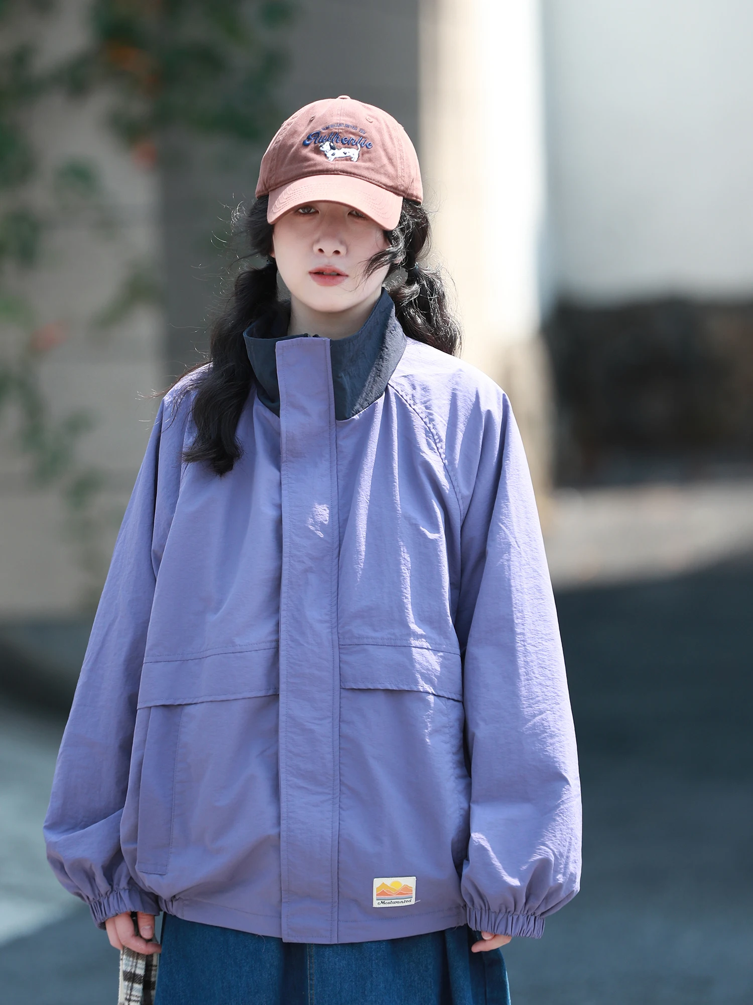 

Ретро американская осенне-зимняя женская теплая верхняя одежда Thiened Fce на подкладке, контрастный цветной дизайн, модная пара...