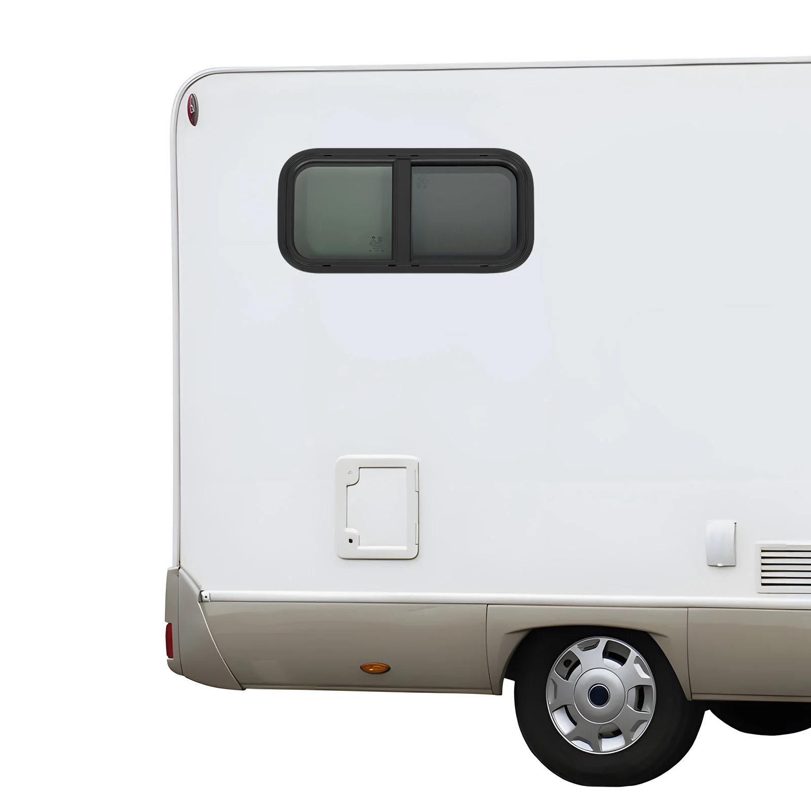 700*400mm/600*300mm RV Side Window Caravan Side Window Tinted Sliding Window Insect Screen High Privacy For RVs, Trailers Ect.
