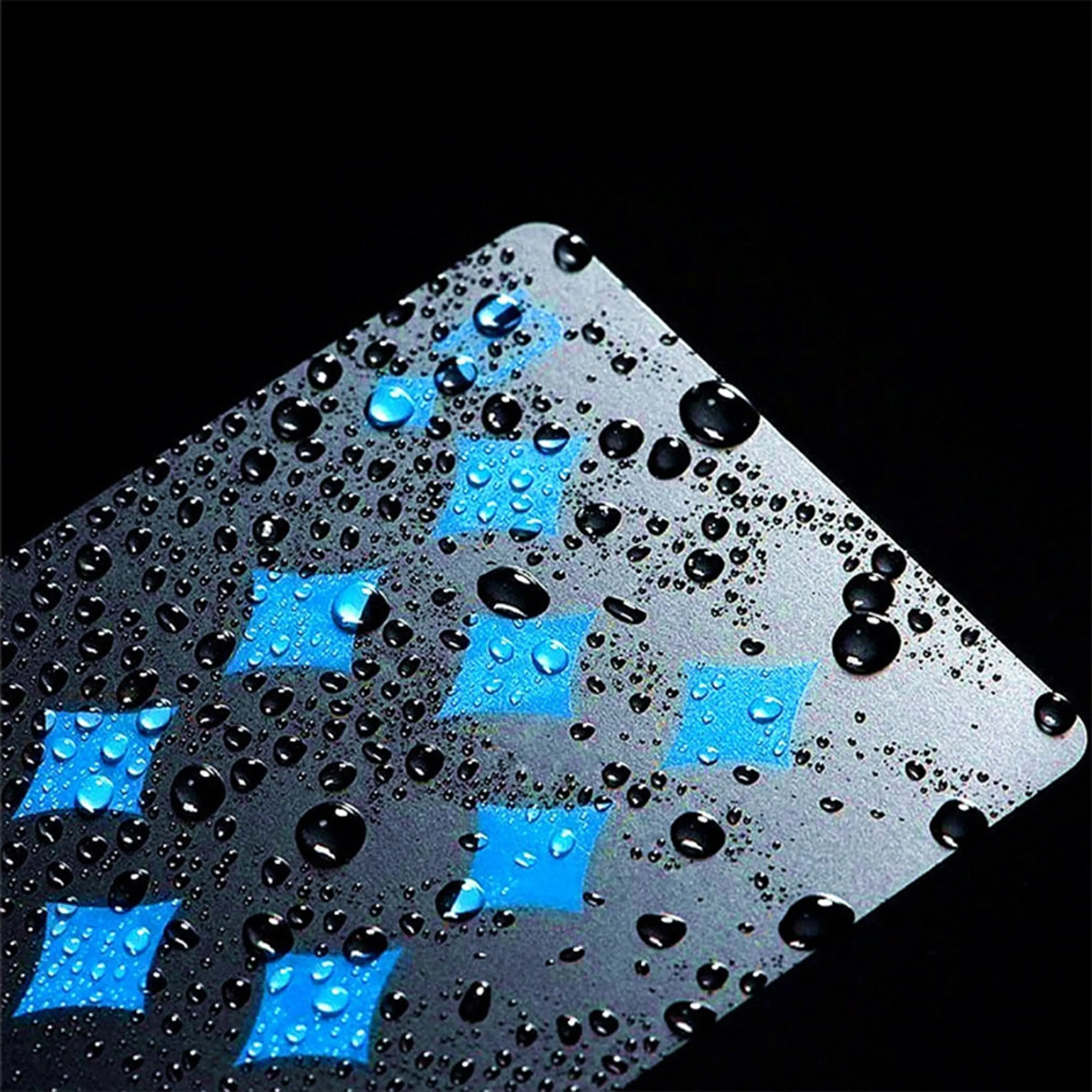 Black and Blue Plastic Playing Cards Durable and Durable Plastic PVC Waterproof Playing Cards Home Party Playing Cards