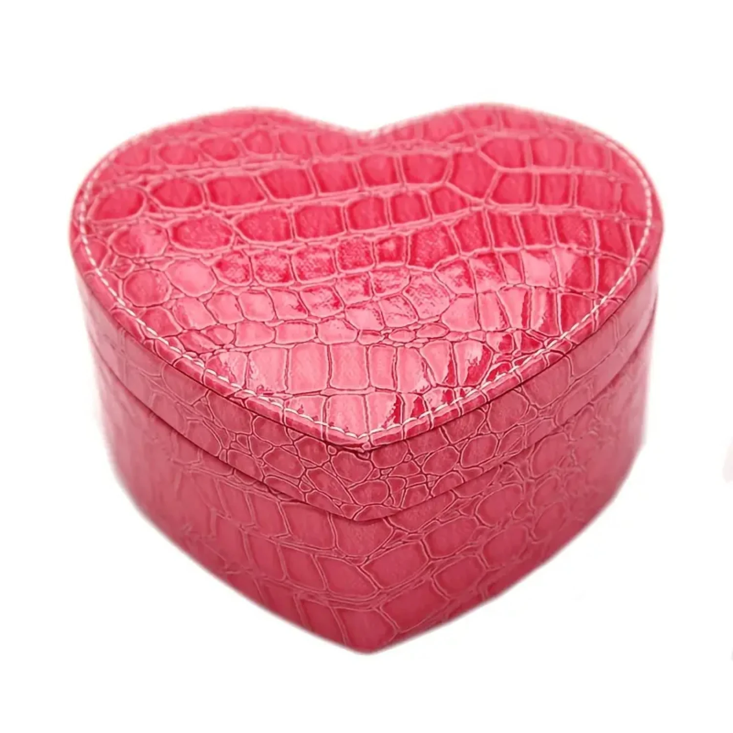 

Exquisite, Stylish, and Sturdy Heart Shaped Jewelry Storage Box - Perfect for a Touch of Elegance - Ideal for Organizing and Dis