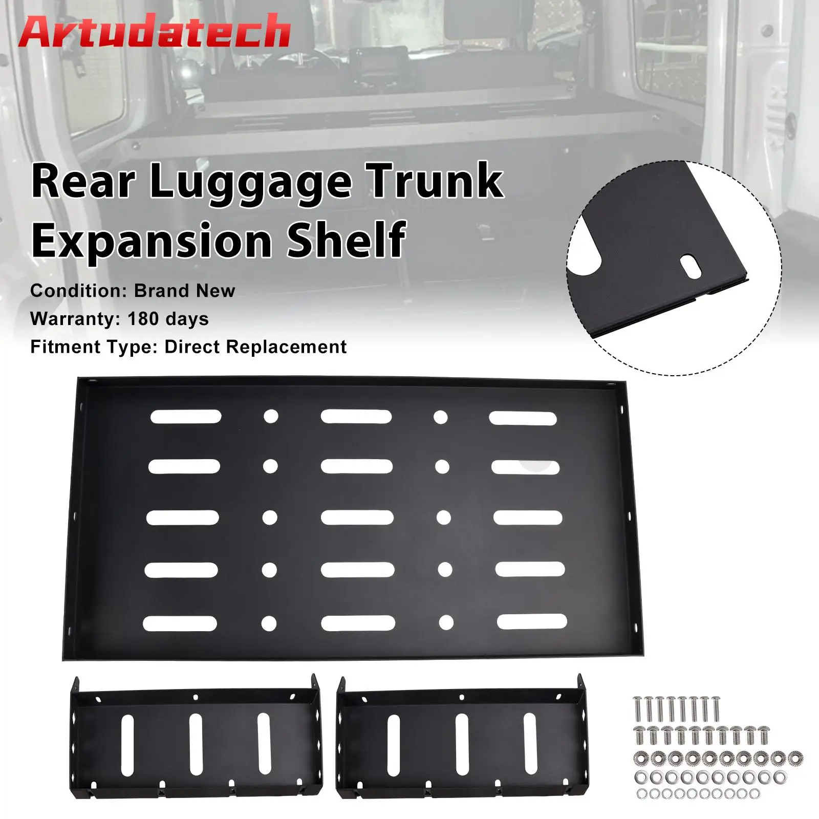 

Artudatech Rear Luggage Trunk Expansion Shelf Fit Suzuki Jimny JB64 JB74 2019 2020 2021 2022 2023 2024 2025 2026