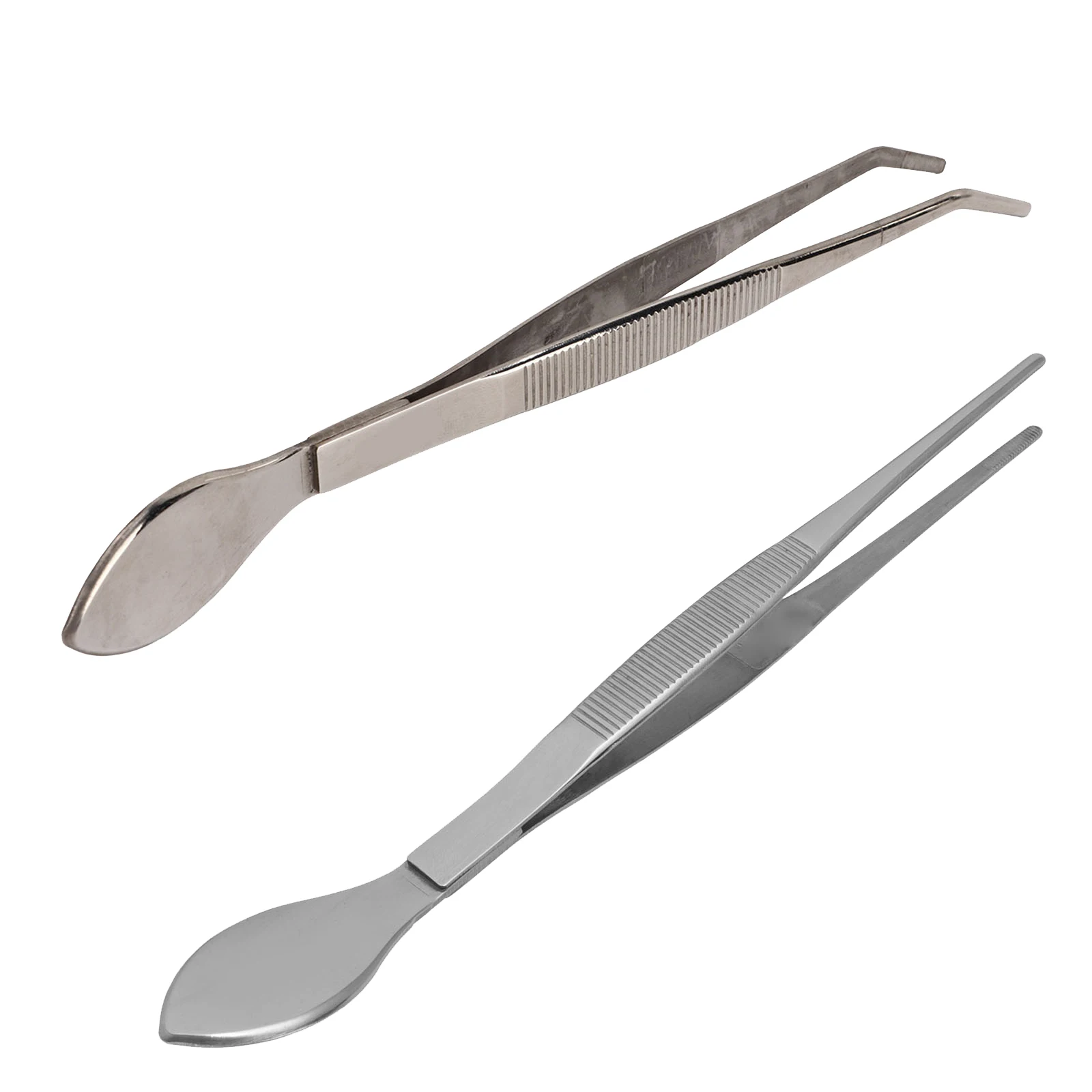 

Bonsai Tweezers Curved Tip Stainless Steel Professional Potted Plant Tweezers With Spatula For Garden Planting