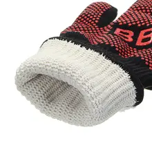 Heat-Resistant BBQ Silicone Gloves #5