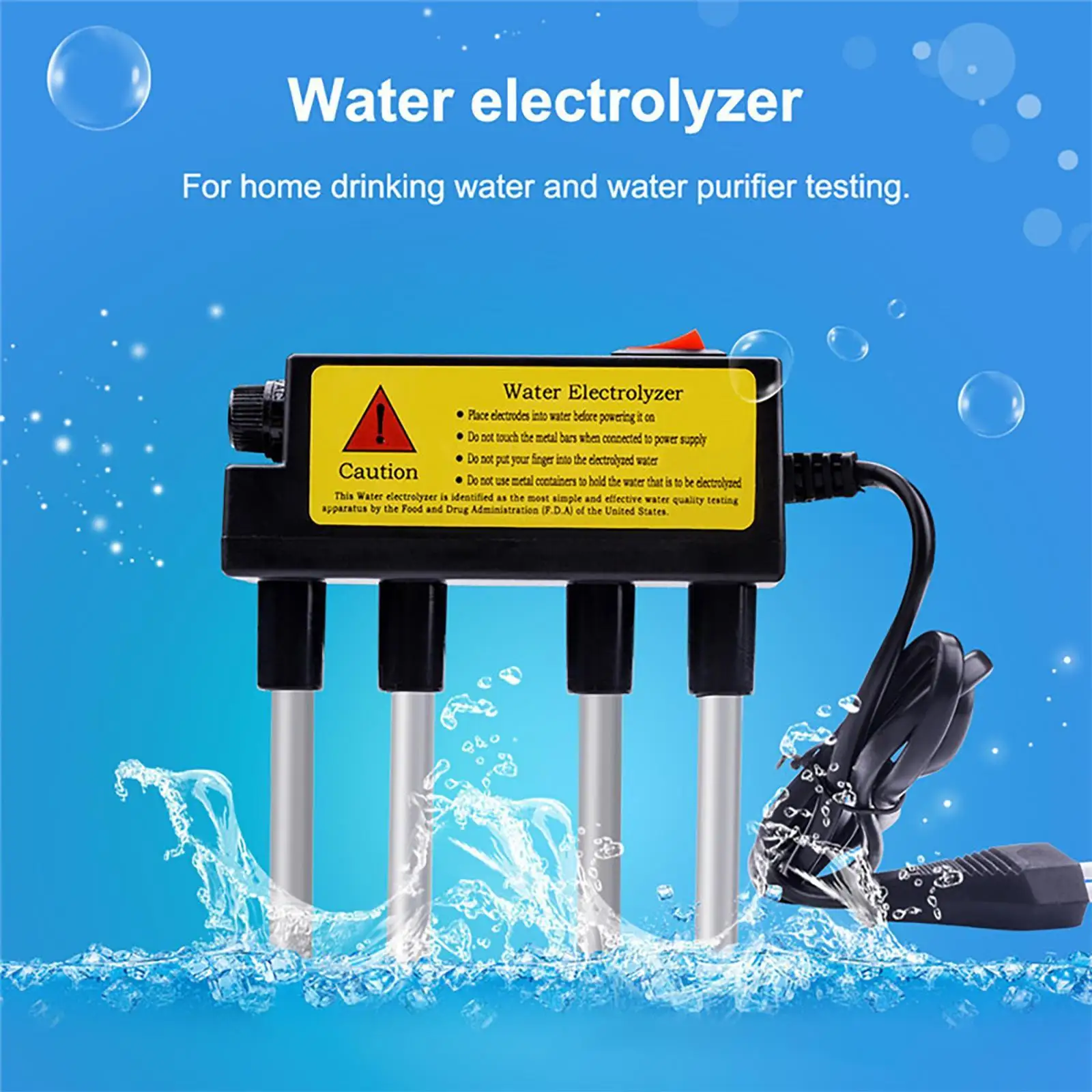 Household Water Quality Tester Drinking Water Purity Tester Quick PH Household Electrolysis Water Tools Water