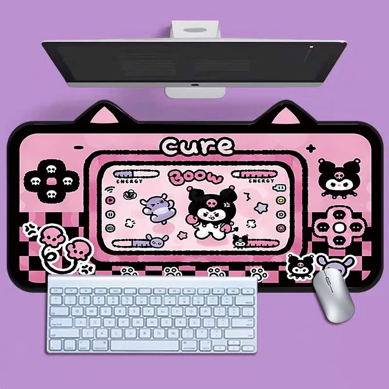 

Sanrios MousePad Cute Kuromi Oversized Mouse Pad Cartoon Anime E-Sports Game Keyboard Pad Kawaii Desk Pad Desktop Decoration