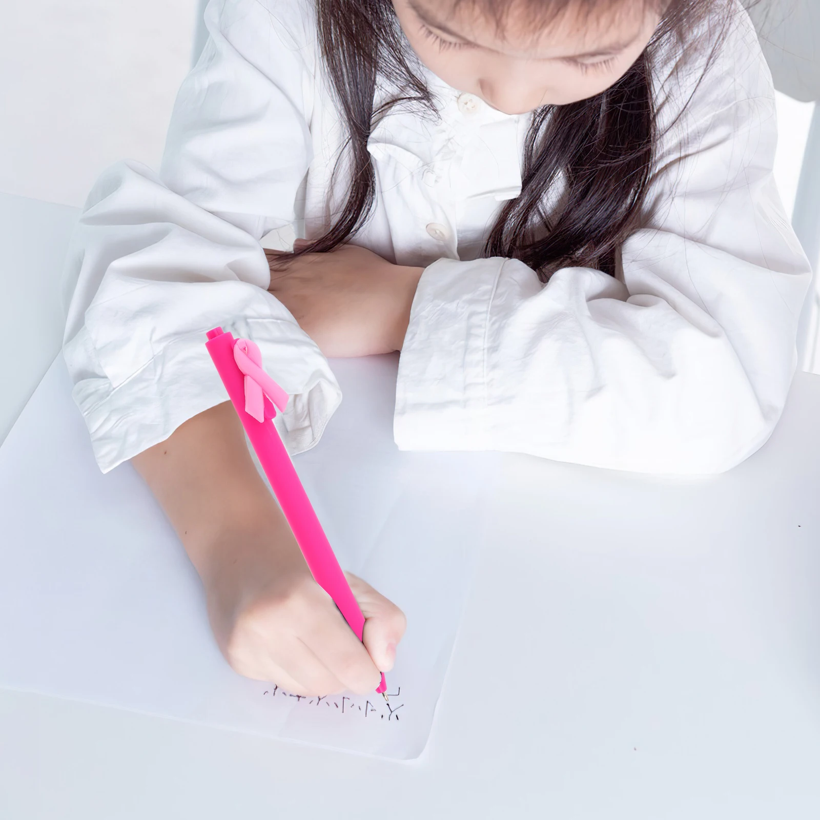 5 قطعة أقلام حبر جاف على شكل شريط أقلام كتابة إبداعية فريدة من نوعها لرفع الصندوق ودعم الخيرية والكتابة السلسة والمكتب المحمول #1