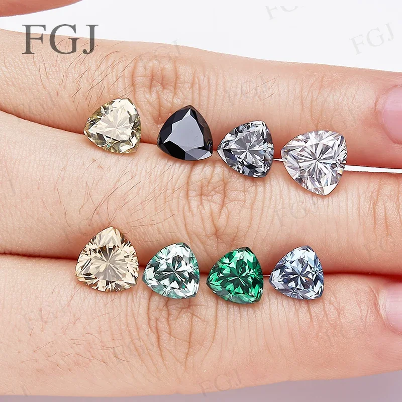 

Top Quality Rare Moissanite Stone Various Color VVS1 Lab Grown Gemstone Beads Brilliant Cut For Women Ring/Watch Making DIY