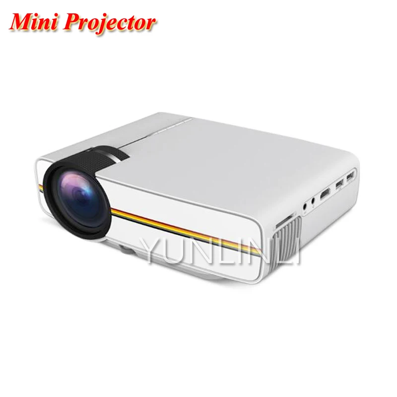 

Mini Projector Wired Sync Display More stable than WIFI Beamer For Home Theater Movie YG400