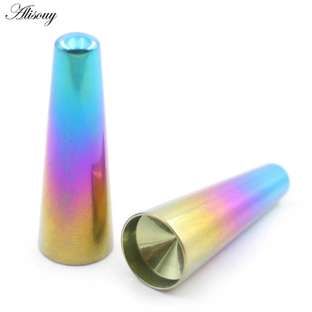 1 Piece Titanium Gradient Purple Concave Taper Insertion Pins Taper Gauge Expander Piercing Tool Professional Body Jewelry
