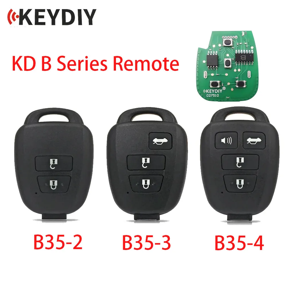 

3/5 шт. KEYDIY B35-2 B35-3 B35-4 B серии универсальный пульт дистанционного управления для KD900 KD900 + URG200 KD-X2 Mini KD KD-MAX для Toyot