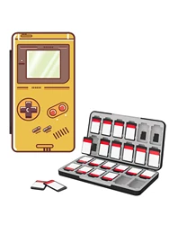 Suitable For Switch, Lite/OLED /ns 24 Game Slots And 24 Micro SD Card SlotsGame Card Case Holder Storage Case