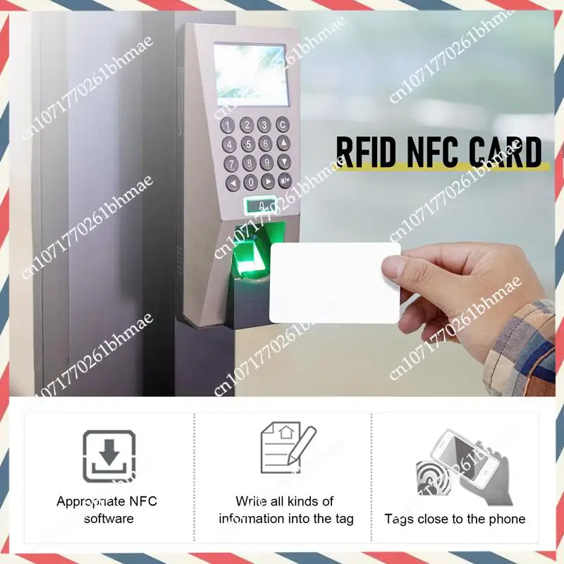 

-A21Z 10PCS RFID Nfcsmart Chip Badge Clone 0 Sector Writable Tag UID Access Control Thin Card 13.56Mhz Rewritable Copy Key
