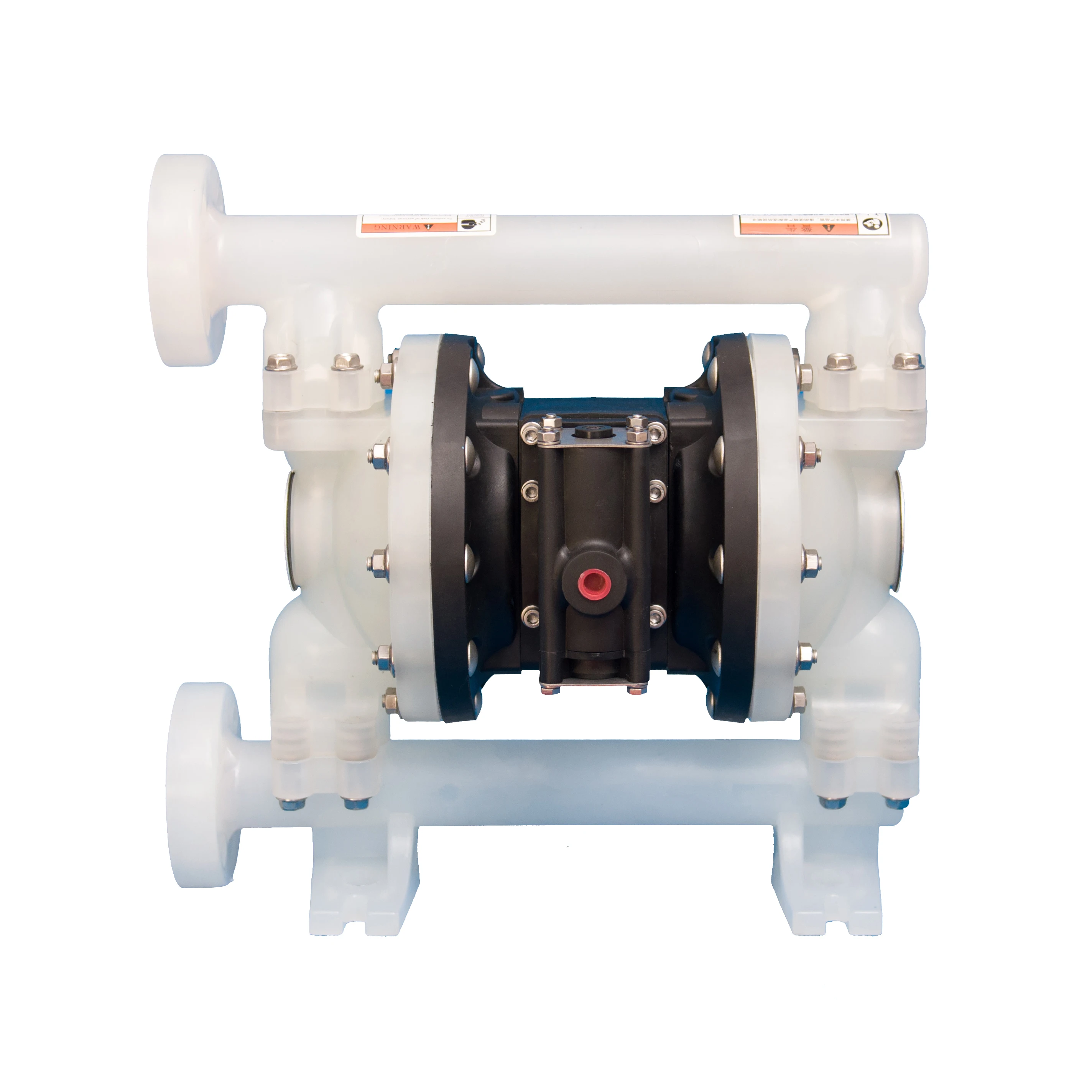 DN25 1 Inch Lube Oil Pump Pneumatic Diaphragm Pumps With Low Pressure Polypropylene Material OEM Customized Support