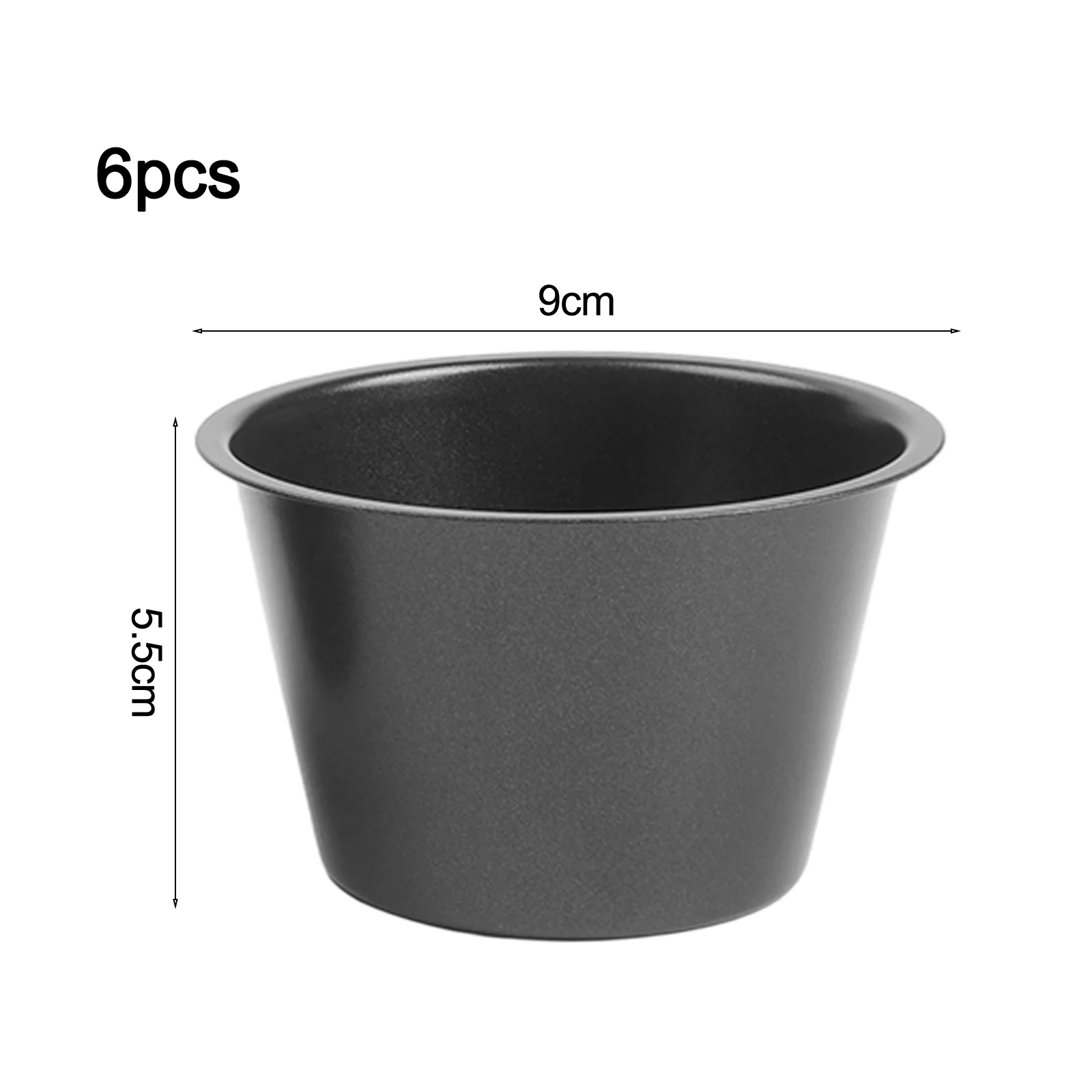 Für Heißluftfritteusen Backförmchen Muffinform Backzwecke 100ml Kompakte Cupcake-Formen Kompaktes Design Effiziente Aufbewahrung
