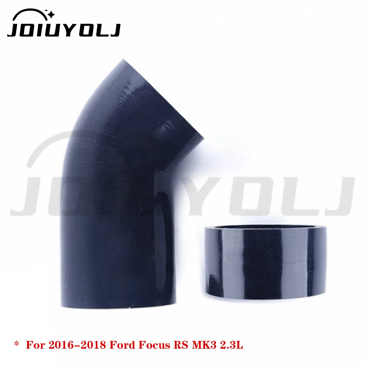 5-Ply 2-Pcs Silicone Induction Intake Hose Kit For 2016 2017 2018 Ford Focus RS MK3 2.3L