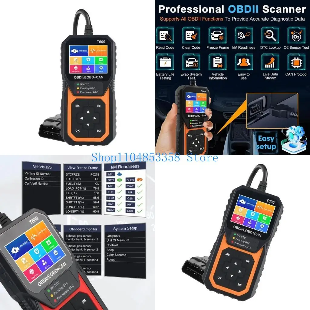 

652f Advanced OBD2 Автомобильные сканеры автоматическая диагностика