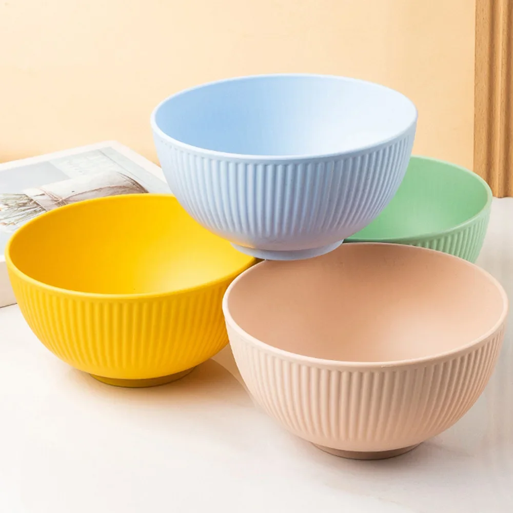 8Pcs Cereal Bowl Set Unbreakable Bowl Lightweight Reusable Dessert and Salad Bowl Durable Breakfast Bowl Soup Bowl Dishwasher