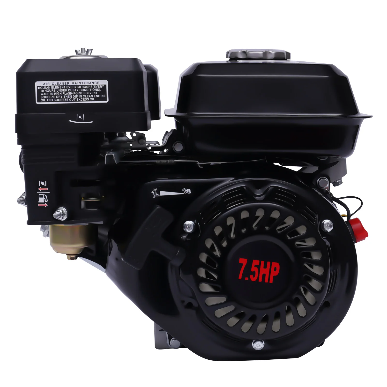 Petrol Engine 4 Stroke 7.5HP Go Kart Engine Manual Start 5100W OHV Single Cylinder Gasoline Engine for Go Kart Industrial