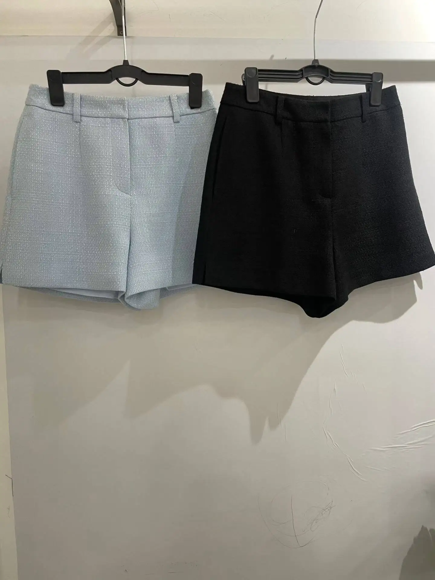 

Fashionable Casual High Waist A-Line Wide Leg Short Pants Korean Style Summer New Arrival Slimming Effect Ladies Cotton Pants