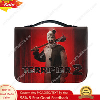 Terrifier Clown halloween Bible Bags Christian Gifts Personalized Cover Bible Pack Waterproof Leather Bag Pockets Package Case