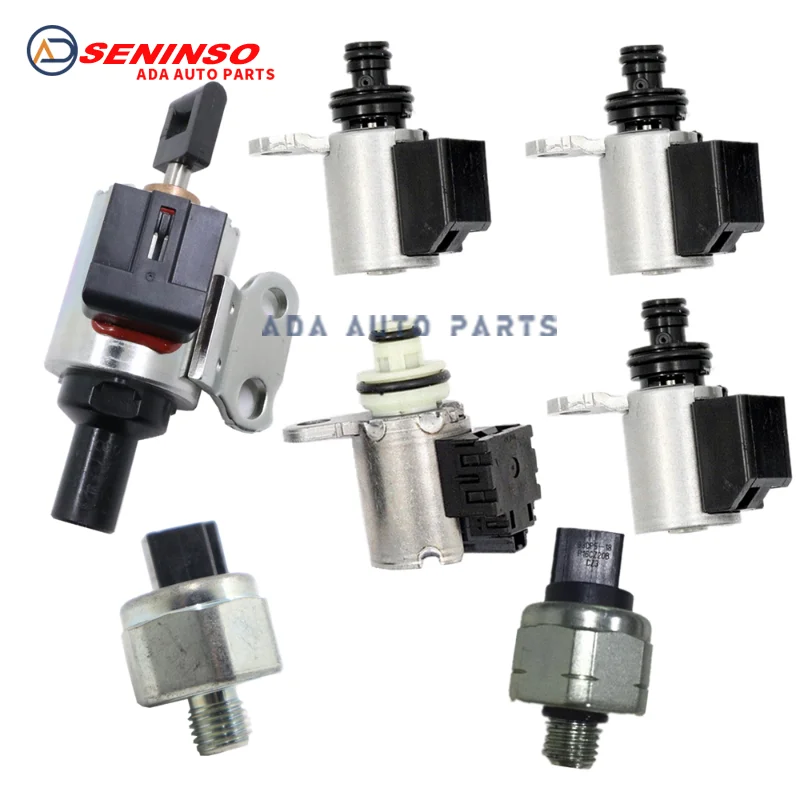 7Pcs Original JF011E RE0F10A F1CJA CVT Transmission Solenoids Kit Set For Nissan 31947-1XA00 31947-1XF00 CP5-10 & CP5-18