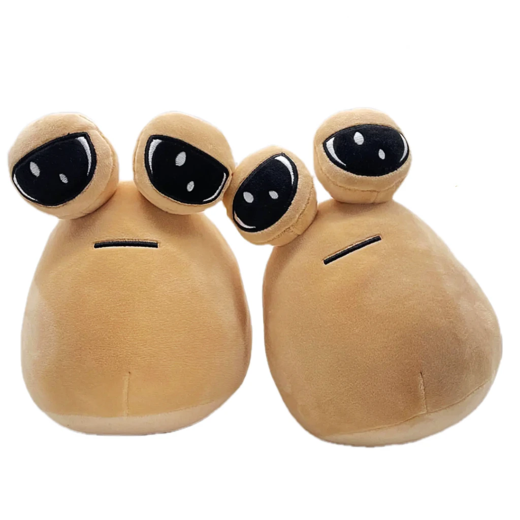 Juguetes de peluche de dibujos animados, juego de Anime The Maw Pou, Kawaii, My Pet Alien Pou Doll, almohada de peluche suave, regalo de cumpleaños y Navidad