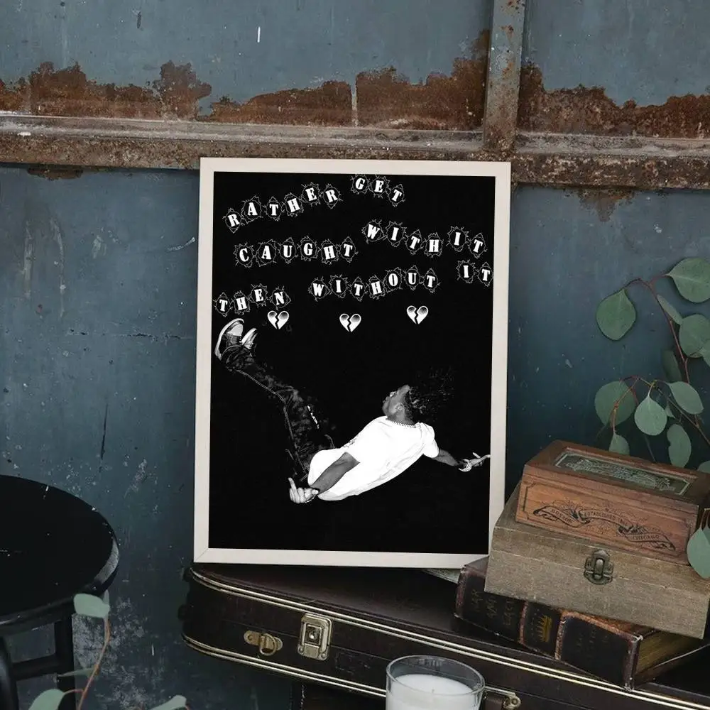 1 قطعة مغني الراب Playboi Carti المشارك طباعة لغرفة النوم غرفة المعيشة ديكور المنزل اللوحة جدار الفن HD صورة جدارية