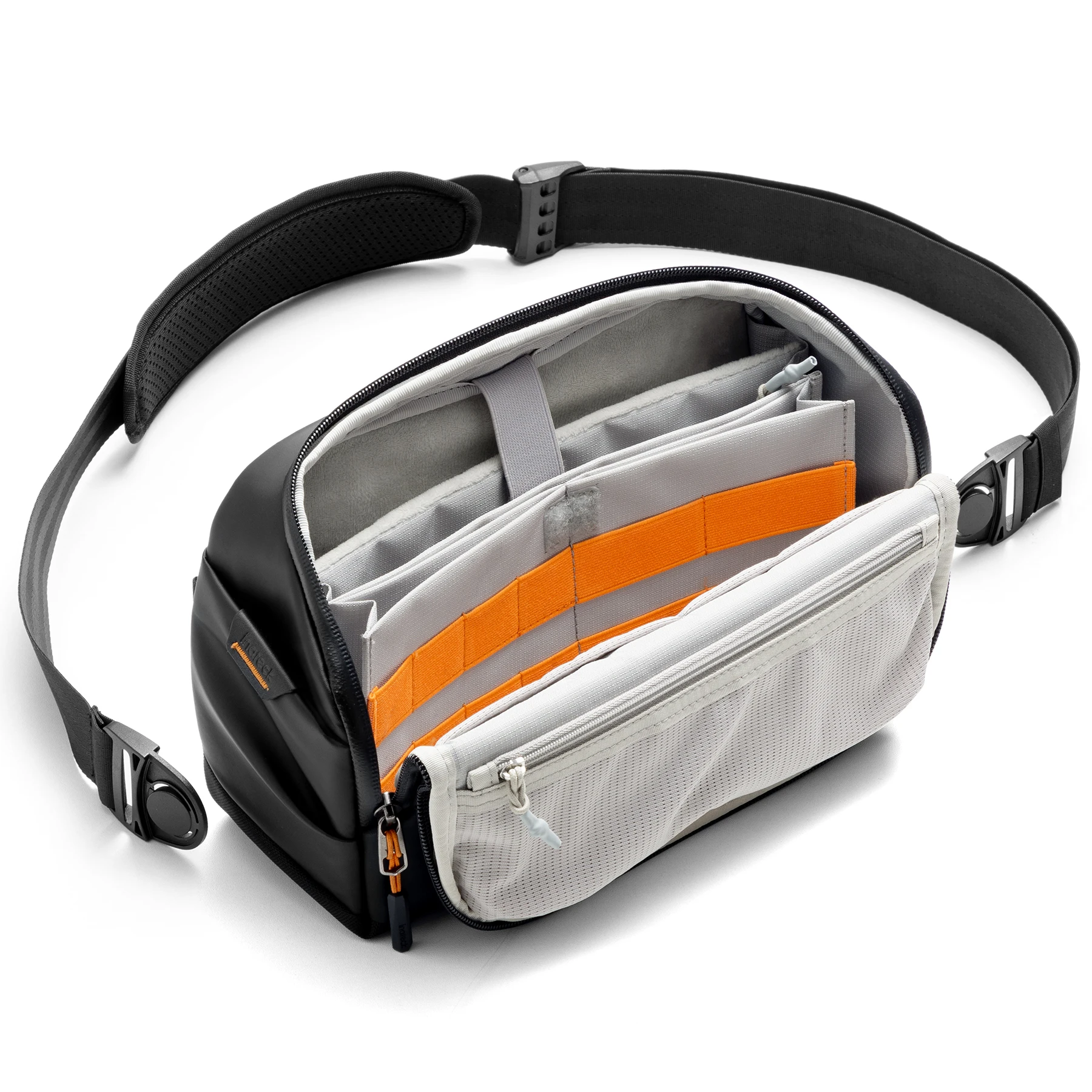 Inateck Crossbody Organizer Bag, Spritzwassergeschützte, 135° Öffnungsdesign, FB02001