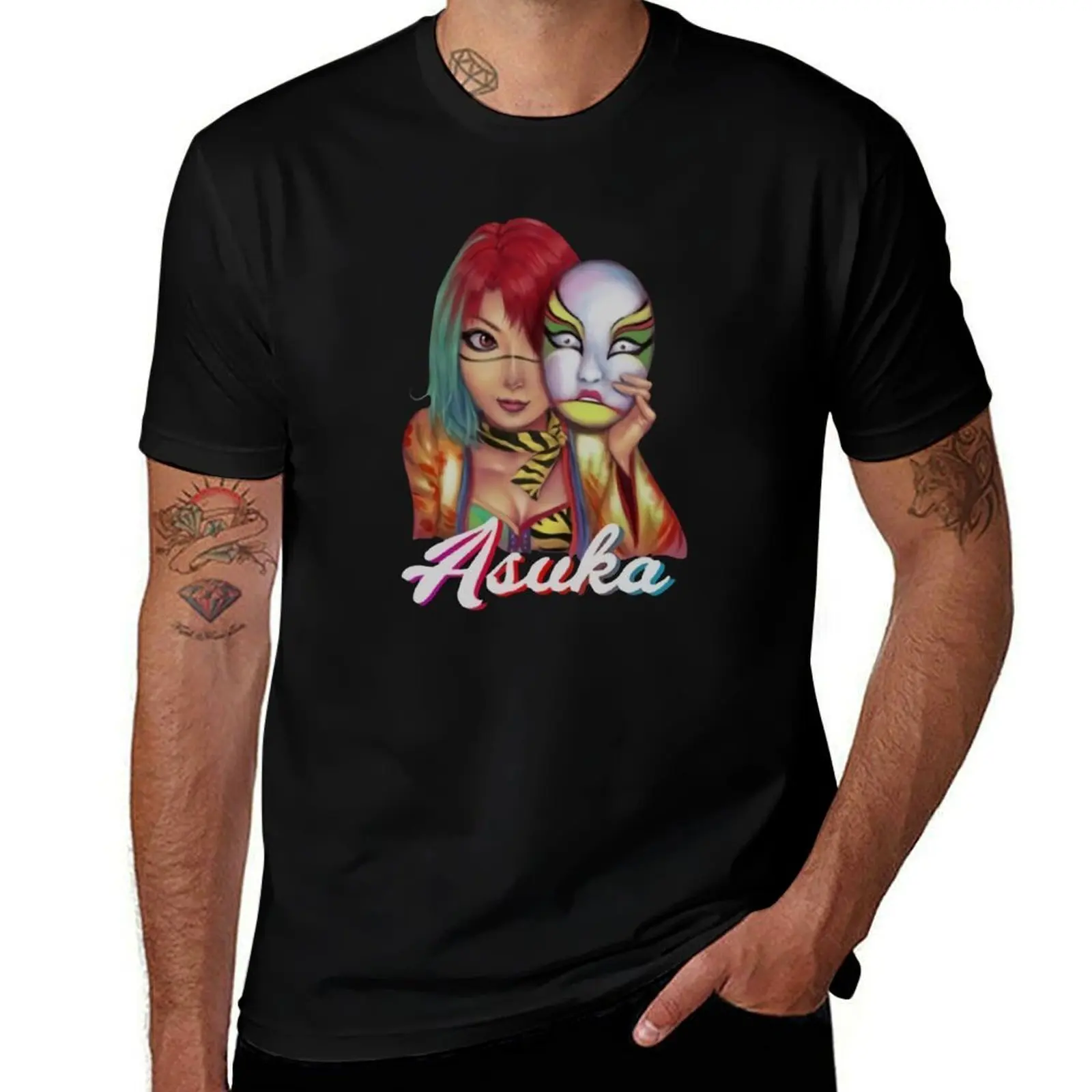 Asuka No One is Ready T-Shirt Athletic Quick Dry T-Shirt for Men