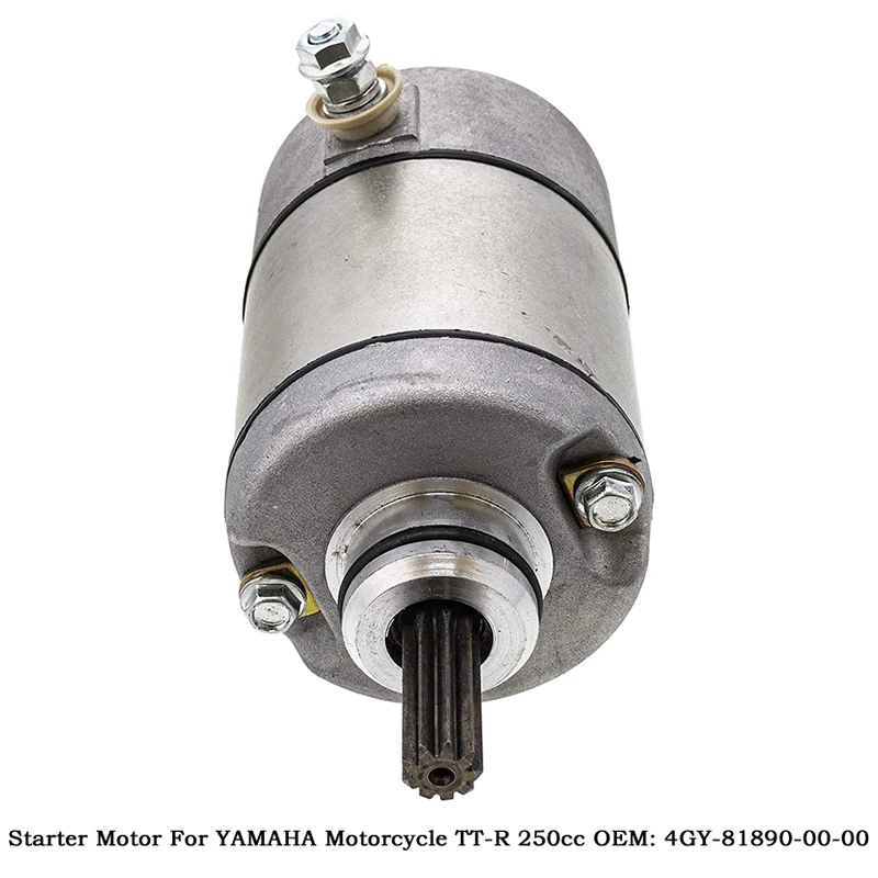 Motorcycle Electrical Starter Motor For YAMAHA TT-R 250 TTR250 YBR250 1993-2009 OEM: 4GY-81800-02-00 4GY-81890-00-00 Engine Part