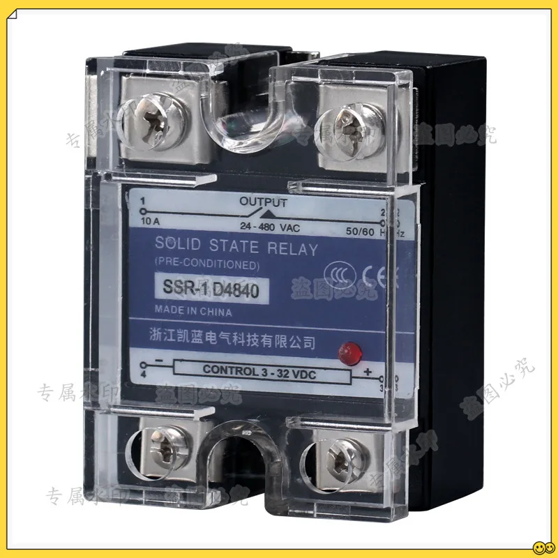 10A~100A Plastic Cover Solid State Relay DA DD AA Single Phase DC Control AC 220V Relay To 3-32VDC SSR-10DA 25DA 40DA