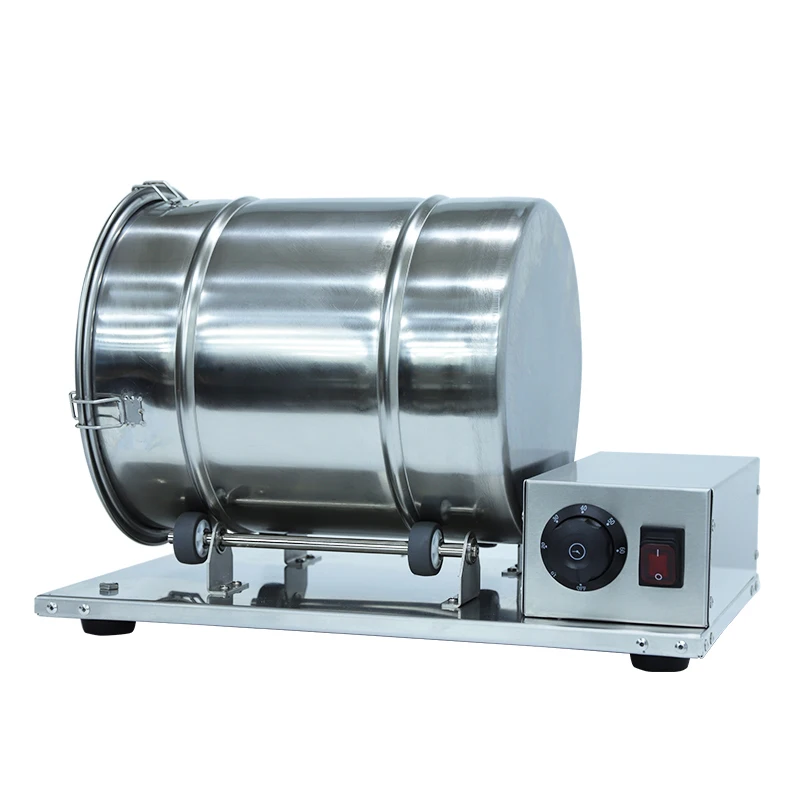 Máquina de cura de carne automática cronometragem 304 barril de aço inoxidável máquina marinada de carne pequena máquina marinada