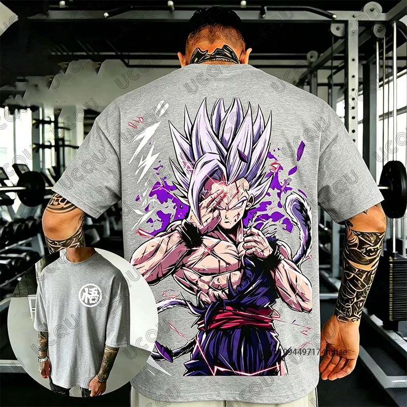 2026 Neues Dragon Ball Anime Son Gohan Grafik 3D-Druck T-Shirt für Herren Sommer Kurzarm-Shirts Retro Hochwertige Unisex-Oberteile – Detail 5
