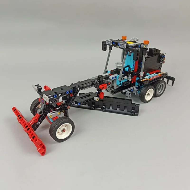 512 pièces MOC niveleuse routière modèle technique blocs de Construction Construction assembler bricolage créatif idée cadeau de noël brique jouets enfants