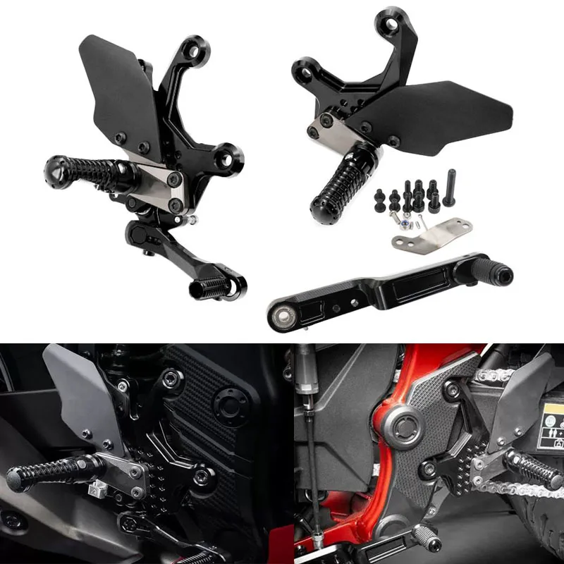 Repose-pieds arrière en aluminium pour Honda CBR 500R 2021-2024 CB 750 Hornet 2022-2025, ajusteur d'aile de talon