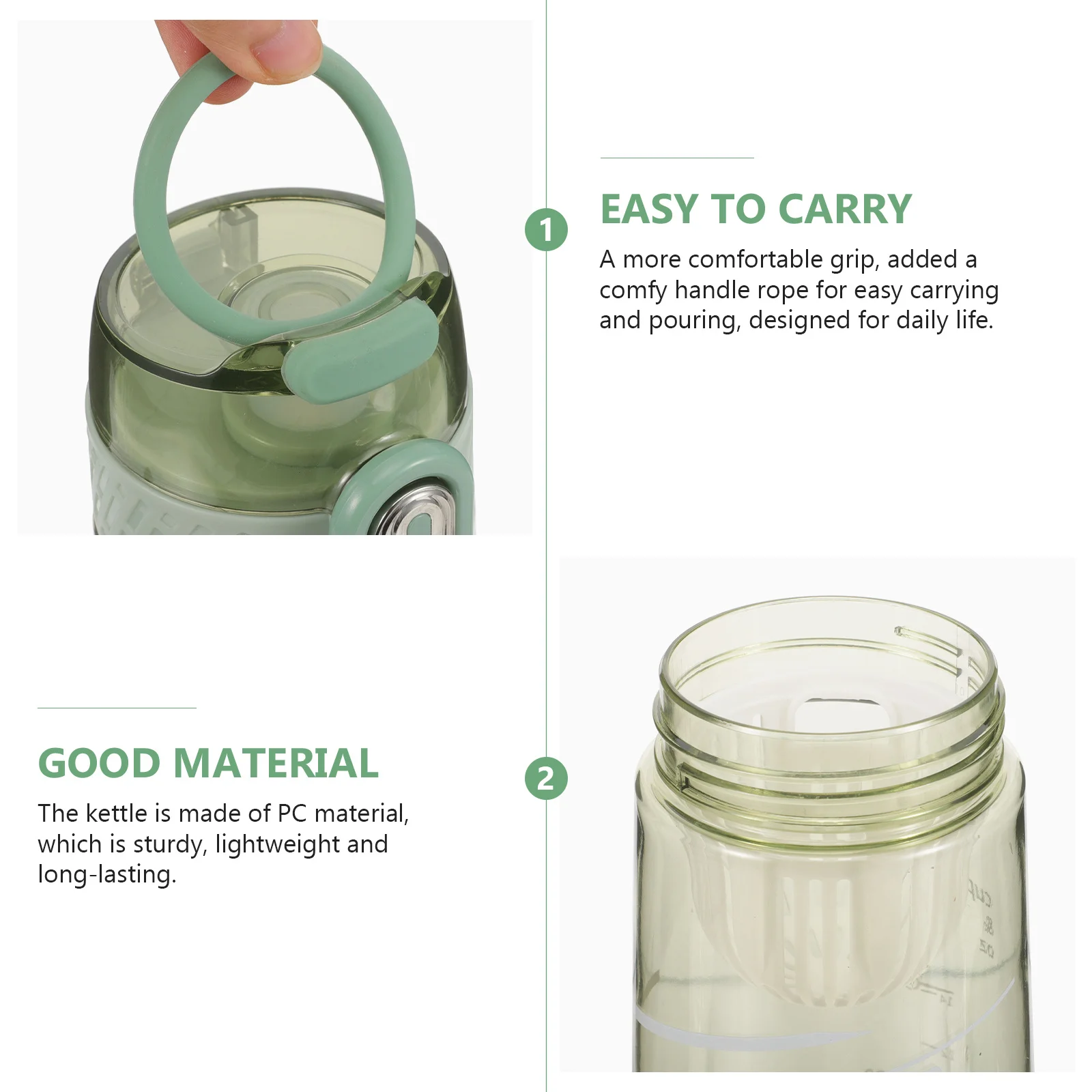 

Portable Sports Water Bottle Large Capacity for Fitness Gym Running Outdoor Adventures Hiking Climbing Bodybuilding Picnic Party