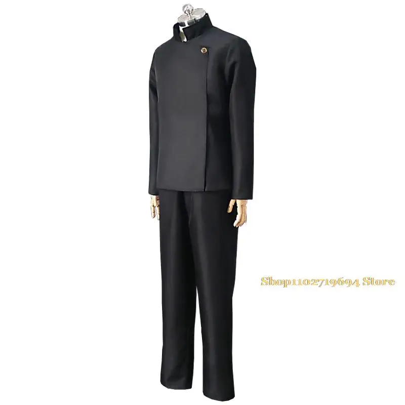 Gojo Satoru Cosplay Anime Gojo Satoru Cosplay Costume School Uniform Outfits Halloween Carnival Suit Costume