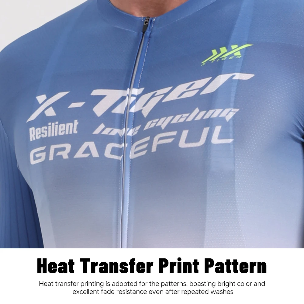 X-Tiger Pro Cycling Jerseys Ropa Ciclismo Mountain Bike Clothing Quick-dry Men\'s Racing Bicycle Clothes MTB Sportswear