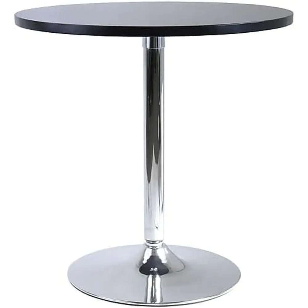 

29 1/2-inch x 28.74-inch x 28.74-inch MDF Round Dining Table, Black (93729)